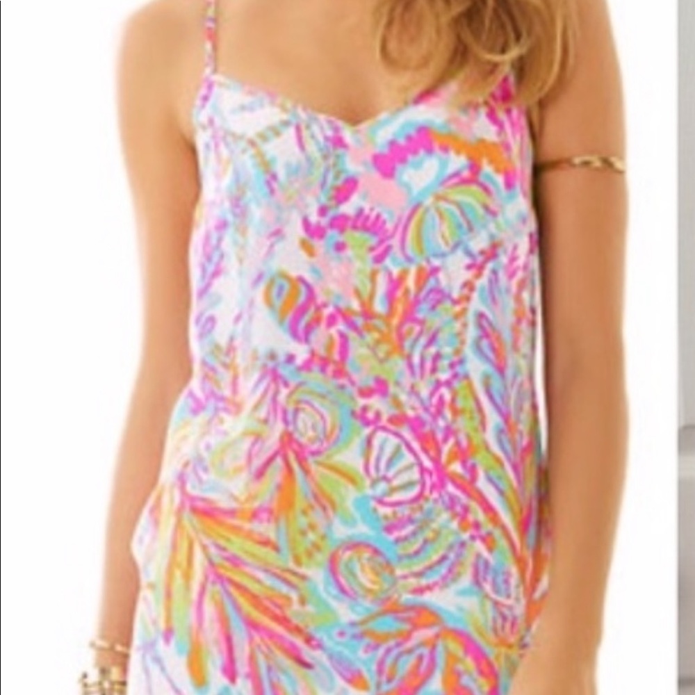 Lilly Pulitzer Lela Silk Dress Size M
